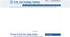 Desktop Screenshot of kbjhacollegekatihar.com